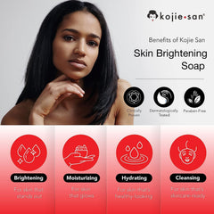 Kojie San Orange Whitening Soap, 3 x 65 g