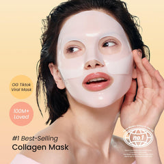 BIODANCE Bio-Collagen Real Deep Mask, Hydrating Overnight Mask, Pore Minimizing, Elasticity Improvement, 34g x4ea