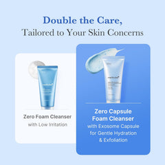 medicube Zero Pore Clear Blue Capsule Facial Cleanser for Skin Texture, Blackhead & Pore Care | AHA, BHA & PHA for Double Cleansing, Daily Gentle Face Wash | 120g / 4.23 oz