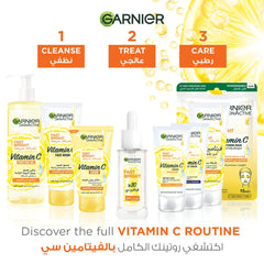 Garnier Fast Bright Vitamin C Brightening Purifying Face Gel Wash 400mL