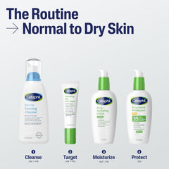 Cetaphil Oil Free Gentle Foaming Cleanser For Dry to Normal, Sensitive Skin, 8oz Pack of 2, Made with Glycerin and Vitamins B5 and E, Dermatologist Tested, Hypoallergenic, Soap Free, Fragrance Free