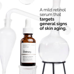 The Ordinary Retinol 0.2% in Squalane, Gentle Retinol Serum for the Face That Is Anti-Aging and Skin Smoothing, 1 Fl Oz