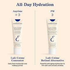 Embryolisse Lait-Crème Concentré, Multifunction Daily Face Moisturizer and Makeup Primer, Suitable for All Skin Types. French Face Cream With Shea Butter & Aloe Vera