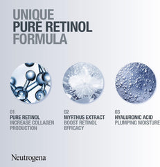 Neutrogena Retinol Boost Night Cream, Fights visible signs of ageing and reduces the appearance of wrinkles, dryness, and age spots, 50ml