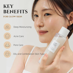 Beauty of Joseon Glow Replenishing Rice Facial Sebum Toner for Oily Combination and Dry Skin Moisturizing Formula Hydrating Balance Care Korean Skincare for Men and Women 150ml