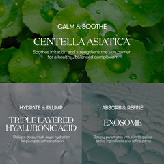 VT COSMETICS CICA Daily Soothing Mask 30 Sheets, Centella Asiatica & Hyaluronic Acid for Moisturizing & Hydrating, Instant Calm & Glow, Skin Softening Facial Mask, Korean Face Mask