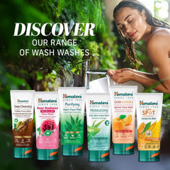 Himalaya Purifying Neem Face Wash Fight Pimples & Prevent Marks Give You Clear, Problem-Free Skin Without Over-Drying Skin -150ml