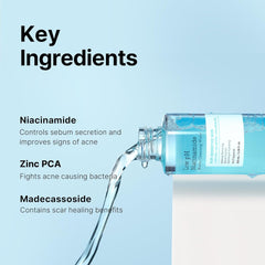 COSRX Low pH Niacinamide Micellar Cleansing Water Daily Mild Facial Cleansing Wash for Sensitive Skin, Sebum control, Korean Skin Care (3.38fl.oz/100ml)