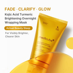 medicube Wrapping Mask PDRN Caffeine Overnight Peel Off Facial Mask | Firming, Depuffing & Hydration | Caffeine, Collagen For Refined, Glass Skin & Face Contour Support | Korean Skin Care, 2.53 fl.oz