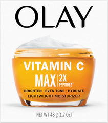 Olay Regenerist Vitamin C + Peptide 24 MAX Face Moisturizer, 1.7 oz