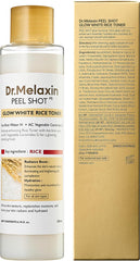 Dr.Melaxin Peel Shot Glow Rice Toner 200ml hydrated Skin Cleansing Skin Korean Skin Care