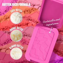 NYX Professional Makeup Buttermelt Blush, Powder Blush, up to 12 H Wear, Fade & Transfer Resistant, Feeling Butta.
