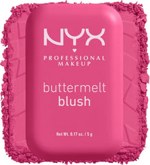 NYX Professional Makeup Buttermelt Blush, Powder Blush, up to 12 H Wear, Fade & Transfer Resistant, Feeling Butta.