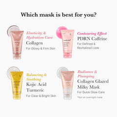 medicube Wrapping Mask PDRN Caffeine Overnight Peel Off Facial Mask | Firming, Depuffing & Hydration | Caffeine, Collagen For Refined, Glass Skin & Face Contour Support | Korean Skin Care, 2.53 fl.oz