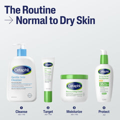 Cetaphil Oil Free Gentle Foaming Cleanser For Dry to Normal, Sensitive Skin, 8oz Pack of 2, Made with Glycerin and Vitamins B5 and E, Dermatologist Tested, Hypoallergenic, Soap Free, Fragrance Free