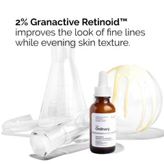 The Ordinary Granactive Retinoid 2% Emulsion, Advanced Retinoid Alternative for Anti-Aging and Skin Texture Improvement, 1 Fl Oz