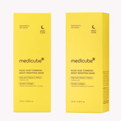 medicube Wrapping Mask PDRN Caffeine Overnight Peel Off Facial Mask | Firming, Depuffing & Hydration | Caffeine, Collagen For Refined, Glass Skin & Face Contour Support | Korean Skin Care, 2.53 fl.oz