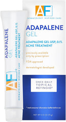 AcneFree Acne Free Adapalene Gel 0.1%, Once-Daily Topical Retinoid Acne Treatment, Dermatologist Developed, Unclogs Pores and Clears Acne, Prevents and Improve Whiteheads and Blackheads, 0.5 Ounce