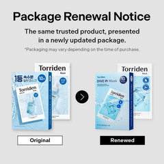 Torriden DIVE IN Hyaluronic Acid Facial Mask (10 sheets) + Hyaluronic Acid Serum 50ml(1.69 fl.oz.) * 2 (Pack of 2)