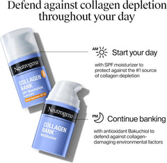 Neutrogena Collagen Bank Face Moisturizer, Daily Anti-Aging Face & Neck Collagen Cream with Bakuchiol, Face Lotion to Support Skin’s Natural Collagen for Visibly Plump Skin, 2 fl. oz