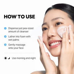 ROUND LAB Birch Juice Moisturizing Cleanser | Unclogs hidden sebum, Clears away dead skin cells., Soothing, Low pH, Gel Type Cleanser (5.07 fl.oz)