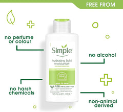 Simple Hydrating Light Daily Face Moisturizer, 125Ml