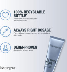 Neutrogena Retinol Boost Night Cream, Fights visible signs of ageing and reduces the appearance of wrinkles, dryness, and age spots, 50ml