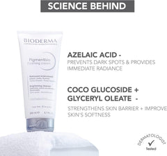 BioDerma Pigmentbio Foaming Cream Brightening Exfoliating Cleanser, 200 ml
