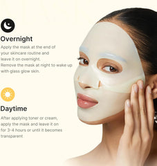 medicube Salmon DNA PDRN pink collagen jelly gel mask | overnight face mask for glass glow skin- elasticity, hydrating, firming and moisturizing | korean skincare, 28g, 4ea