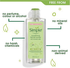 Simple Kind to Skin Facial Toner, Soothing, 6.7 Fl Oz (Pack of 1)