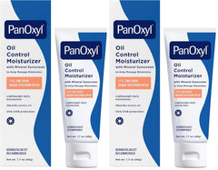 PanOxyl AM Oil Control Moisturizer, NEW Sheer Formula, Absorbs Excess Oil and Reduces Shine, with Mineral Sunscreen for Acne Prone and Oily Skin - SPF 30-1.7 oz