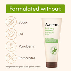 Aveeno Positively Radiant Skin Brightening Exfoliating Daily Facial Scrub, 5oz