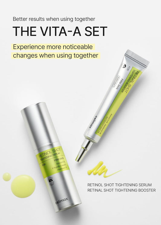 celimax Retinal Booster 15ml + Retinol Serum 30ml, Anti-aging Gift Set