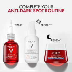 Vichy LiftActiv B3 Serum 5% Niacinamide + Glycolic Acid + Tranexamic Acid + Peptides, Fades Dark Spots & Smooths Wrinkles In 8 Weeks, Discoloration Correcting Serum, Alcohol Free