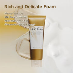 SKIN1004 Madagascar Centella Ampoule Foam, 125mL | Mild and Soothing Face Cleanser with Centella Asiatica Extract | Hydrates and Nourishes Skin | Deep Cleansing Foam