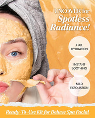 LINDSAY Luxury Magic Modeling Cup Pack | Organic Gel Face Mask Skincare | Hydrating & Deep Pore Cleansing Mask
