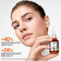 Vichy LiftActiv Vitamin C Serum For Face, Brightening Serum With Pure Vitamin C + Hyaluronic Acid + Vitamin E, Reduces Fine Lines, Smooths Skin Texture, Improves Radiance, Anti Aging