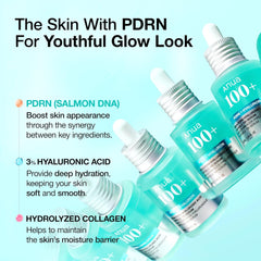 Anua PDRN Hyaluronic Acid Capsule 100 Serum, Radiant Face Serum, Hyaluronic Acid, Hydration, Moisture Plumping effect, Natural color, Fragrance free, Korean Skincare, 30ml / 1.01 fl. oz
