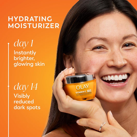 Olay Regenerist Vitamin C + Peptide 24 MAX Face Moisturizer, 1.7 oz