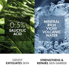 VICHY Normaderm Daily Acne Face Wash, Salicylic Acid Face Cleanser for Oily & Acne Prone Skin, Acne Cleanser that Clears Clogged Pores and Blackhead