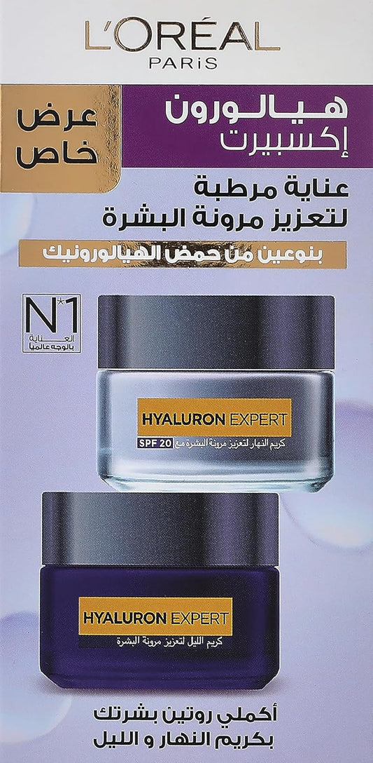 L’Oréal Paris Hyaluron Expert Day Cream+Night Cream, 100 ml