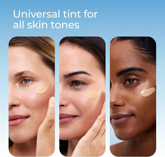 Eucerin Sun Tinted Age Defense SPF 50 Face Sunscreen Lotion with Hyaluronic Acid, Hypoallergenic, Non-Comedogenic Tinted Sunscreen SPF 50 Free of Fragrance, Oxybenzone and Octinoxate, 2.5 Fl Oz Bottle