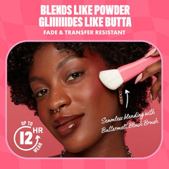 NYX Professional Makeup Buttermelt Blush, Powder Blush, up to 12 H Wear, Fade & Transfer Resistant, Feeling Butta.