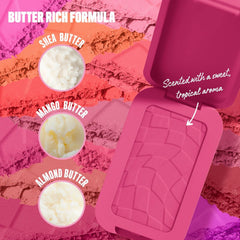 NYX Professional Makeup Buttermelt Blush, Powder Blush, up to 12 H Wear, Fade & Transfer Resistant, Feeling Butta.