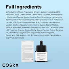 COSRX Pure Sodium Hyaluronic Acid 3% Serum, Hydratying & Moisture Boosting for Fine Lines & Wrinkles, Repair Dry Skin, 0.67fl.oz/20ml, No Artificial Fragrance, Korean Skin Care