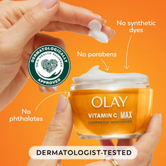Olay Regenerist Vitamin C + Peptide 24 MAX Face Moisturizer, 1.7 oz