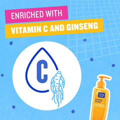 Clean & Clear Morning Energy Daily Face Wash, Skin Energising Formula with Citrus Tangerine Extract and Exfoliating Beads, 150 ml, perfect for starting your day with a revitalized complexion