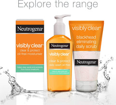 Neutrogena, Blackhead Eliminating Facial Scrub With Purifying Salicylic Acid, helps eliminate and prevent blackheads from day 1, for a refined complexion, 150ml