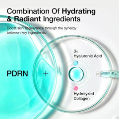 Anua PDRN Hyaluronic Acid Capsule 100 Serum, Radiant Face Serum, Hyaluronic Acid, Hydration, Moisture Plumping effect, Natural color, Fragrance free, Korean Skincare, 30ml / 1.01 fl. oz