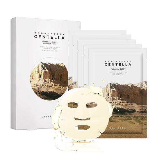 SKIN1004 Centella Watergel Sheet Ampoule Mask - Soothing, Hydrating, 5 Count